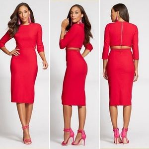 New York & Co Gabrielle Union Red Dress